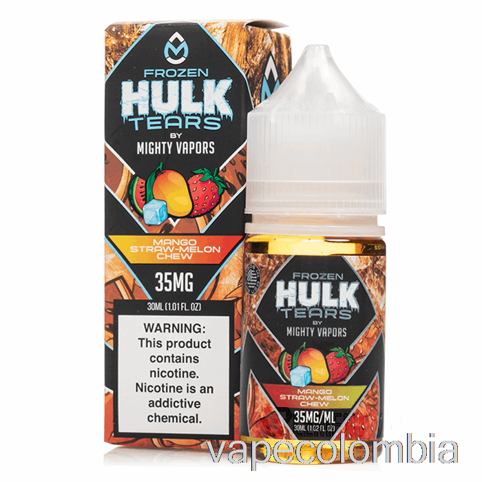 Vape Kit Completo Masticable De Melón Paja Mango Congelado - Sales De Lágrimas De Hulk - 30ml 35mg